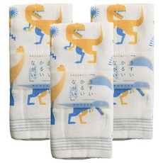 kontex 純棉多功能日本棉紗長巾, 恐龍, 3條