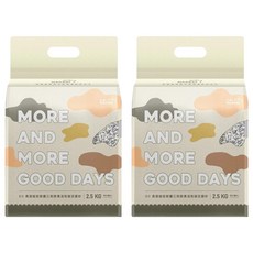 MAODAY 毛商行 D3 高凝結低粉塵三效除臭活性碳豆腐砂 1.5mm 6L, 2包, 2.5kg, 無香