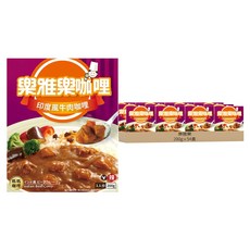 樂雅樂 媽媽系列咖哩 印度風牛肉 200g, 54盒