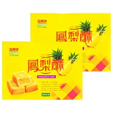 台鳳 鳳梨酥 百年盛名 台灣代表 蛋奶素食, 162g, 2盒