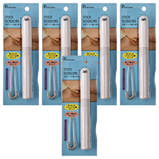 PuniLabo 攜帶型剪刀 棒型 附掛繩, 海豹, 5個