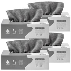 喵汪森林 抽取式抹布 20 x 20cm 石墨灰,20條,4盒