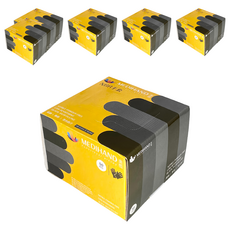 MEDIHAND 美恆 NBR手套 薄款 50入 耐油 服貼, 黑色, M, 6盒