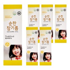 bebefood 寶寶福德 寶寶用芝麻油, 白芝麻, 75ml, 6瓶