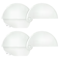 日本 MIDORI 紙張切割陶瓷刀 - 開箱神器，可吸附磁鐵, 白色, 2個