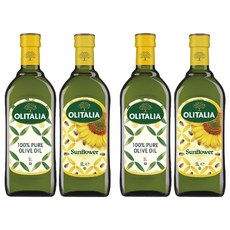 OLITALIA 奧利塔 純橄欖油1L + 葵花油1L 2件禮盒, 2盒