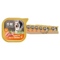 Les Champs 香榭 狗餐盒 100g 全齡犬適用 無穀物添加 均衡營養, 10個, 鮮嫩雞肉