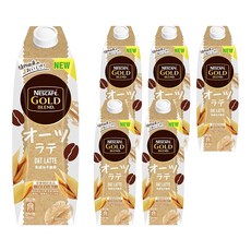 NESCAFE 雀巢咖啡 金牌 混和燕麥拿鐵, 1L, 6瓶