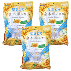 Hakugen Earth 白元 衣物掛式芳香除濕包 金木犀香味 4個入, 67g, 3包