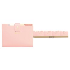 morning glory 4500 Clever 8格簡易文件夾, 20個, 粉紅色