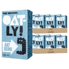 OATLY 咖啡師 原味燕麥奶, 250ml, 12入