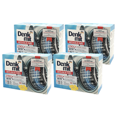 dm Denk mit 洗衣機槽清潔錠 60顆 洗衣機清潔劑 強效去污 除水垢 德國品牌, 960g, 4盒