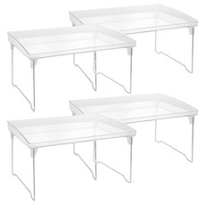 BangJiaShi 幫家適 折疊置物架, 透明, 4個