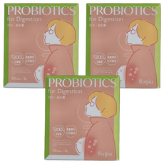 Ruijia 露奇亞 消化益生菌, 20包, 3g, 3盒