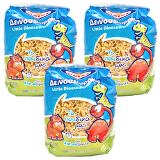 HELIOS Pasta 義大利麵 恐龍造型, 3包, 500g