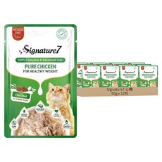 Signature7 七味賞 貓主食餐包 體重管理, 雞肉, 50g, 12包