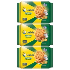 Julie's 茱蒂絲 奶油蘇打餅，全麥配方，馬來西亞原裝進口, 250g, 3包