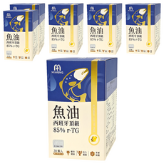 MIHONG 米鴻生醫 西班牙頂級魚油85% r-TG, 30顆, 700mg, 6盒
