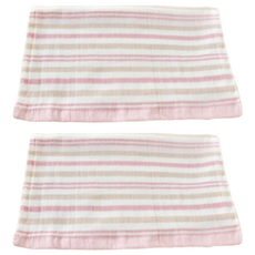 SHING LONG TEXTILE 台灣興隆毛巾 麥克紗布毛巾 86g 棉紗, 麥克紅, 2條