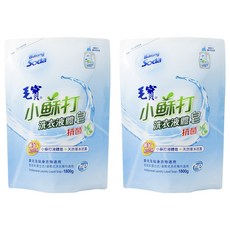 毛寶 小蘇打抗菌洗衣液體皂 補充包 含天然植物萃取抗菌配方, 1.8kg, 2包