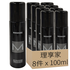 理享家 minshzee 定妝噴霧 小黑瓶, 100ml, 8件