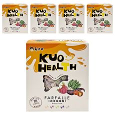 郭老師 純手工無添加寶寶蔬果義大利麵 蝴蝶麵, 8個月以上寶寶適用, 150g/盒, 5盒