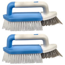 aisen 兩用機能浴室磁磚清潔刷, BKA02, 2個