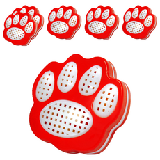 Echain Tech 熊掌防蚊扣, 檢驗合格, 無DEET, 全面防水, 更方便扣於衣物帽, 香味可達30天, 8.5g, 6個