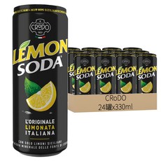 CRoDO 檸檬氣泡飲, 330ml, 24罐