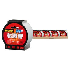 3M Scotch 強力防水布膠帶 2048W，白色，48mm x 15Yd，易手撕，耐用，可用於書本外皮, 18個