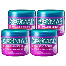 Geomar 吉兒瑪 Thalasso 死海礦物身體磨砂膏, 葡萄籽精華, 強效去角質, 600g, 4罐