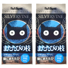 PetBest 40g 2盒 貓咪潔牙零食 天然草本 舒緩壓力, 木天蓼完熟中枝