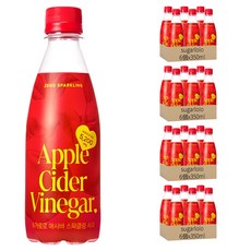 sugarlolo 蘋果醋氣泡飲, 350ml, 24個