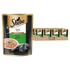 Sheba 希寶 鮮饌包 貓主食餐包, 鮪魚, 70g, 48包