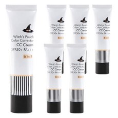Witch's Pouch CC霜 SPF50+ PA+++, 輕透修色, 30ml, 6條