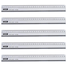 CoX 三燕興業 透明壓克力直尺, CS-3000, 5個