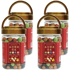 臻御行 五行開運花生 罐裝, 4個, 350g