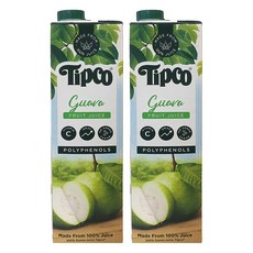 Tipco 泰可 芭樂汁, 100% 原汁含有率, 無色素, 香料, 防腐劑, 富含維生素, 1L, 2瓶