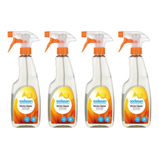 sodasan 蘇達桑 廚房清潔劑, 有效去除油脂污垢 無化學殘留, 500ml, 4瓶