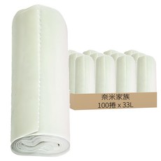 奈米家族 垃圾袋 顏色隨機 大, 33L, 100捲