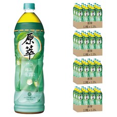 原萃 綠茶玉露 獨家雲霧工法 日本頂級玉露茶葉 無糖無香料, 1.25L, 48瓶