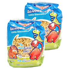 HELIOS Pasta 義大利麵 恐龍造型, 2包, 500g, 寶寶副食品