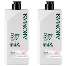 AROMASE 艾瑪絲 草本胺基酸每日健康洗髮沐浴露 沐癒天竺葵, 2個, 520ml