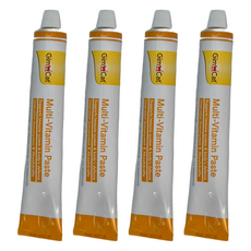 Gim Cat 俊寶俊喵 超級維他命膏 專業版 貓咪專用營養膏 13種維生素+礦物質+生物素 無糖添加, 維持自然抵抗力, 4條