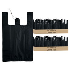 BEARPAW 手提式購物塑膠袋, 400個, 8L