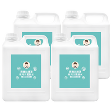 BUBUBOSS 寶寶防護罩 車用次氯酸水 超值補充瓶, 嬰幼適用 無色無味, 4L, 4瓶