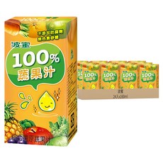 波蜜 100%蔬果汁 24入, 160ml