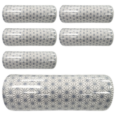 SHIMOYAMA 印花風吸油去汙拋棄式不織布抹布 麻葉紋, 30張, 6捲