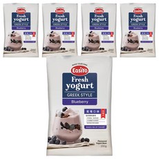 EasiYo 希臘式優格粉 藍莓口味, 230g, 1包, 5包