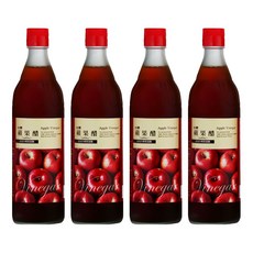 台糖 蘋果醋, 4個, 600ml